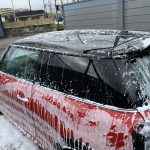 ミニJCW：最近のコイン洗車場の洗車事情。なかなかゆっくりホイールまで洗えない。