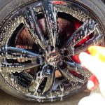 ミニJCW:グリオズガレージのホイールクリーナーを使ってみる。結構効果がある模様。