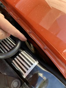 ローバーミニのタペットクリアランス調整