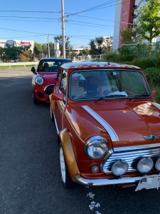 ミニF56 JCWとローバーミニのドライブ