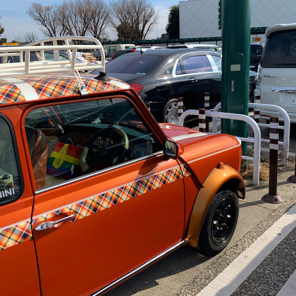 ローバーミニの駐車スペース