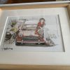 ローバーミニ：我が家のウェルカムアートはローバーミニのイラスト。それと60周年記念ブックも購入。