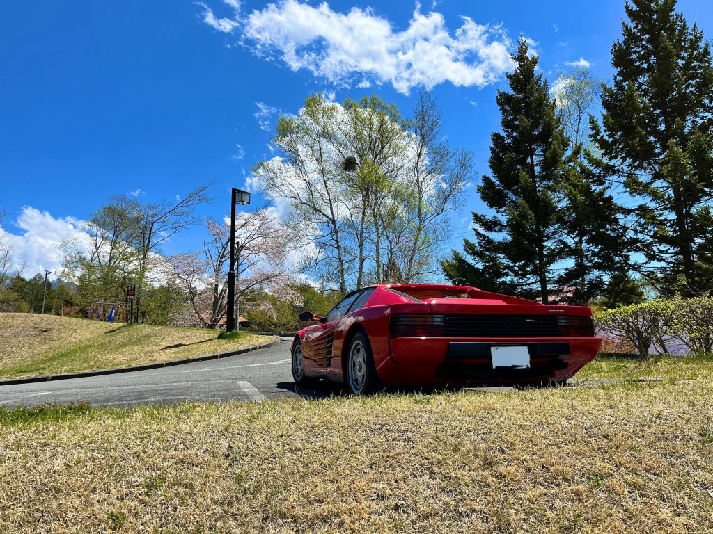 テスタロッサと八ヶ岳ドライブ