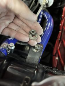 フェラーリクーラントサブタンク取り外し