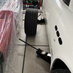 クアトロポルテ：よし、ぶっ叩くぞ。DIYでフェンダーのツメを折る。~①ジャッキアップと火炙り編~