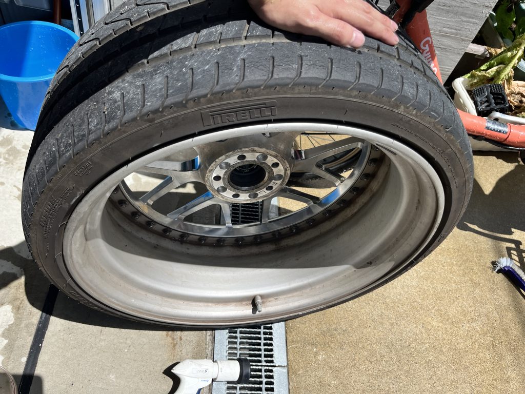 ハイパーフォージドのホイール洗浄